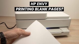 How to Fix HP Envy Printer Printing Blank Pages [upl. by Rochella]