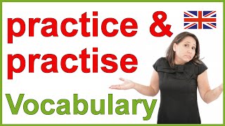 Practice vs practise  Confusing English words  Vocabulary [upl. by Gare794]