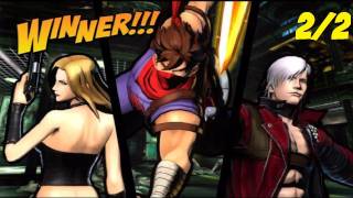 Ultimate Marvel vs Capcom 3 Arcade Mode Strider Hiryu Dante Trish Pt 22 [upl. by Eedrahs836]