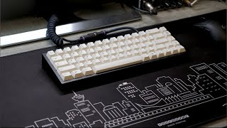 NovelKeys NK65 Aluminum Edition with Alpacas lubed with 205g0 and filmed  Typing Sound Test [upl. by Dorehs327]