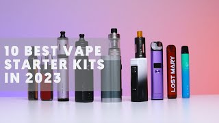 10 Best Vape Starter Kits For Beginners in 2023 [upl. by Kcirdehs]