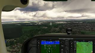 Cessna 172 Landing at Hawarden Airport EGNR  MSFS [upl. by Ethan]