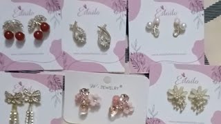 Unboxing Earrings from Estailo fashioning you  earringshaul  jwellery  festiveearrings  Estailo [upl. by Arihaj217]