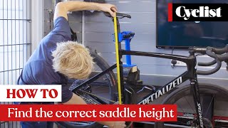 How to find the correct saddle height Quick and easy methods you can do yourself at home [upl. by Enyamart]