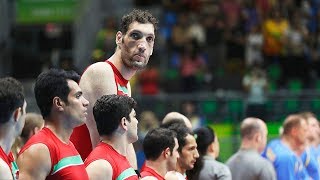 Morteza Mehrzad 246 cm  Volleyball Giant [upl. by Dittman]