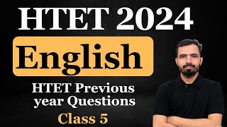 HTET 2024  English Grammar Class 5  HTET Previous Year Questions By Mandeep Godara Sir [upl. by Forster]