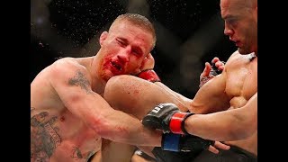 Eddie Alvarez VS Justin Gaethje KO UFC 218  HD [upl. by Bayard361]