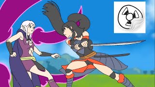 Anime battle animation Flipaclip [upl. by Torr]