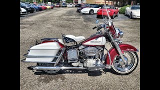 1968 HarleyDavidson FLH Electra Glide ShovelHead PanShovel fully restored [upl. by Hctub676]