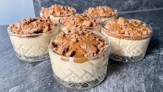 Wie man diesen schnellen Pudding Dessert macht Dessert mit Spekulatius Pudding in 5 Minuten [upl. by Reviere]