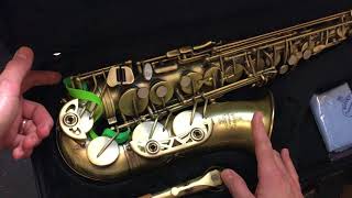 How to cure sticky G and pad rot using Key Leaves  Shown on Buffet 400 Series Alto Sax [upl. by Suirrad]