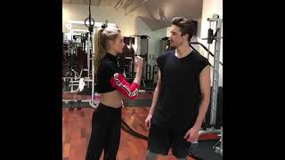 Romee Strijd at the gym [upl. by Margi]