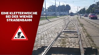 Eine Kletterweiche bei der Wiener Straßenbahn  Wiener Grantler [upl. by Eittocs]