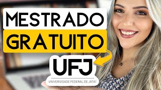 MESTRADO GRATUITO em EDUCAÇÃO com INSCRIÇÕES ABERTAS AGORA  UFJ  Mari Rel [upl. by Ah]