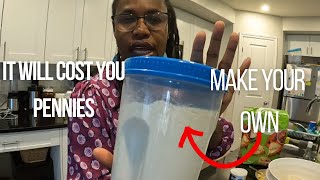 HOW TO MAKE YOUR SELF RISING FLOUR AT HOME FROM SCRATCH SAVE MONEY  SHOPPING SMART  FRUGAL TIPS [upl. by Durr165]