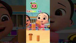 Lets Build a Tower Shorts  CoComelon Nursery Rhymes and Kids Songs [upl. by Silyhp]