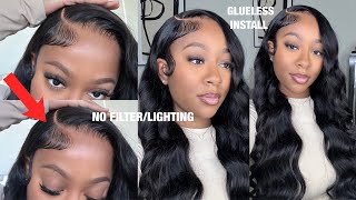 DETAILED 5x5 CLOSURE WIG INSTALL  ULTIMATE LACE MELT  SIDE PART WITH BABY HAIRS  Alipearl Hair [upl. by Carlota]