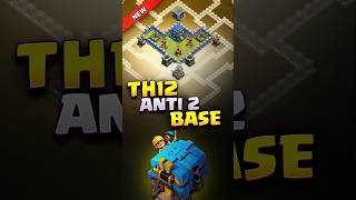 BEST TH12 Anti 2 Ring War  Trophy Base 2024 ⚒️ INSANE Town Hall 12 Base Link  Analysis amp Replays [upl. by Inahteb122]