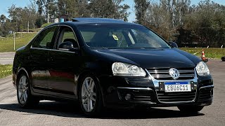 Jetta 25 5cil acelerando forte teste no draggy [upl. by Nosredneh]