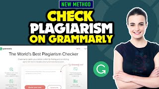 How to check plagiarism on grammarly 2024  Full Guide [upl. by Ivar]