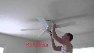 How to Install a Ceiling Fan [upl. by Marie-Ann]