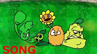 Plants vs Zombies Song Animated Music Video Plants Vs Zombies BENJIxScarlett [upl. by Selin989]