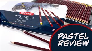 Derwent Pastel Pencil Review  Using Derwent Pastel Pencils for the first time [upl. by Suisyola]