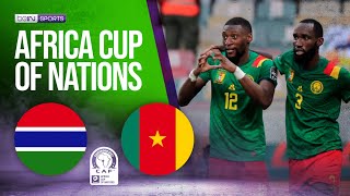 The Gambia vs Cameroon  AFCON 2021 HIGHLIGHTS  01292022  beIN SPORTS USA [upl. by Gelasius128]