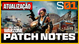 SAIU AGORA NOVO PATCH NOTE SEASON 1 WARZONE 4 e COD BLACK OPS 6 [upl. by Carlo]