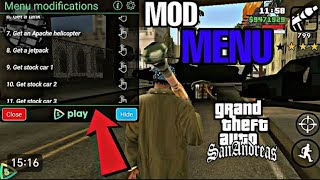 تحميل لعبة gta سان اندرياس مهكرة آخر اصدار مع قائمه قش برابط مباشر 😱 للاندرويد gta san andreas [upl. by Acimaj]