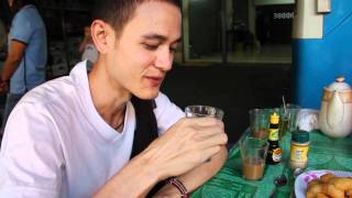 Thai Breakfast and Aphrodisiac ไข่ลวก Soft Boiled Egg Shot [upl. by Ahsenet294]