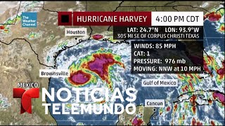 Recomendaciones para protegerse ante la llegada Harvey  Noticias  Noticias Telemundo [upl. by Pattie]