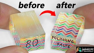 How to Sand and Polish Epoxy Resin  RESIN ART [upl. by Giddings]