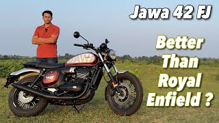 2024 Jawa 42 FJ Review  Better Than Classic 350 [upl. by Druce]