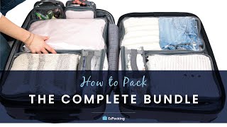 How to Use Packing Cubes for Checked Suitcase [upl. by Hannala466]