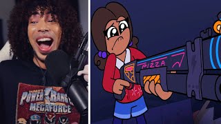 FNAF Fan Reacts To All 5am At Freddys Videos By Piemations [upl. by Aitret]