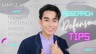 CHUtorial Common Questions During Research Defense with Sample Answers [upl. by Sausa835]