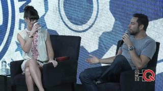 A Conversation with Evangeline Lilly live from NerdHQ 2014 [upl. by Aon]