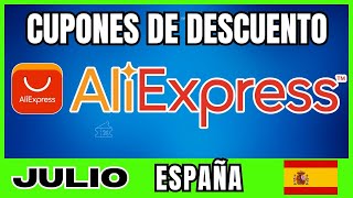 Cupones de Descuento Aliexpress Julio 2024 Choice Aliexpress España [upl. by Dnomde]