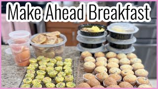 Make Ahead Breakfast For The Week Freezable Cook With Me [upl. by Chrystel375]