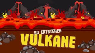 DAS NEUE FORMAT So entstehen Vulkane 🌋  Einfach erklärt und Dargestellt [upl. by Yrtnej629]