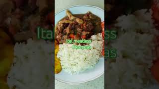 Meatless Stewpeas food meatless fyp foodie vegan shorts shortvideo cooking [upl. by Nnylacissej981]