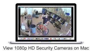 Mac CCTV DVR Software 1080p HD Security Camera View [upl. by Gilboa]