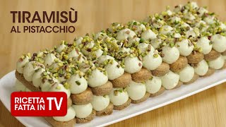 Ricetta Facile del TIRAMISÙ AL PISTACCHIO di Benedetta Rossi  Ricetta TV Fatto in Casa per Voi [upl. by Handy]