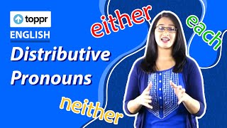 Distributive Pronouns  Pronoun  Class 5 English [upl. by Palestine]