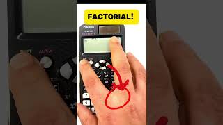 How to Calculate Factorial on Scientific Calculator fx991 EX fx991CW [upl. by Suellen]