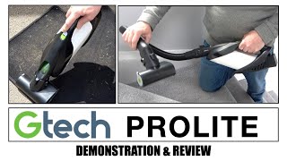 Gtech Prolite Hand Held Vacuum Cleaner Review amp Demonstration [upl. by Berkly]