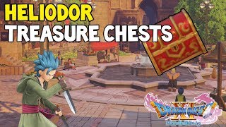 Dragon Quest XI HELIODOR All Treasure Chest Locations Guide Dragon Quest 11 [upl. by Aleahpar326]