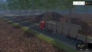 FS 15 Kögel Log Trailer Mod [upl. by Ariamo]