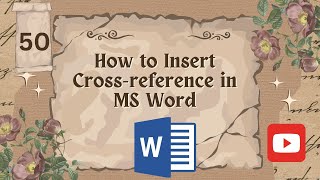 How to Insert Cross Reference in MS Word  What is Cross Reference in MS word  mswordcourse [upl. by Adnileb235]